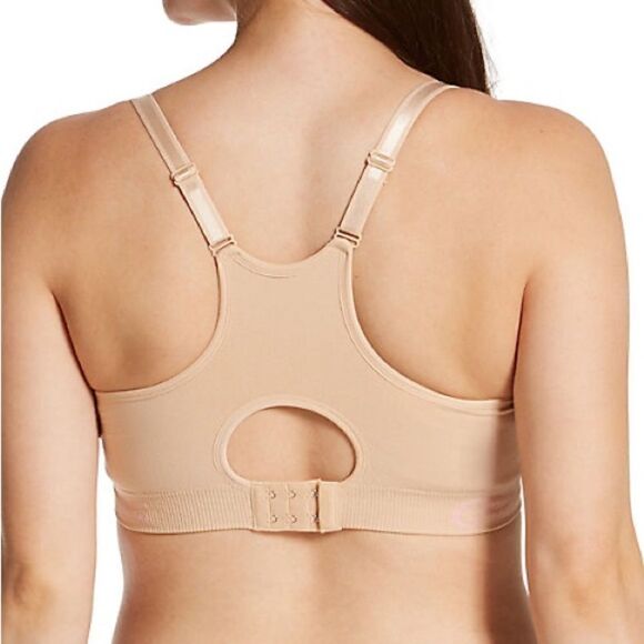 Cake Maternity Cotton Candy Seamless Racerback Nursing Bra Nude S - Picture 2 of 11